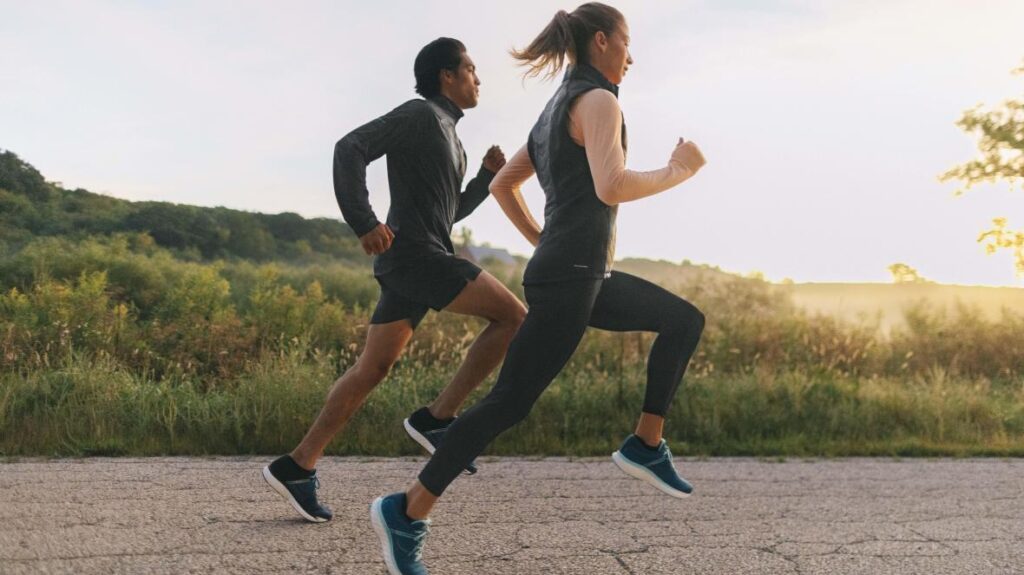 going for a run - running like a pro