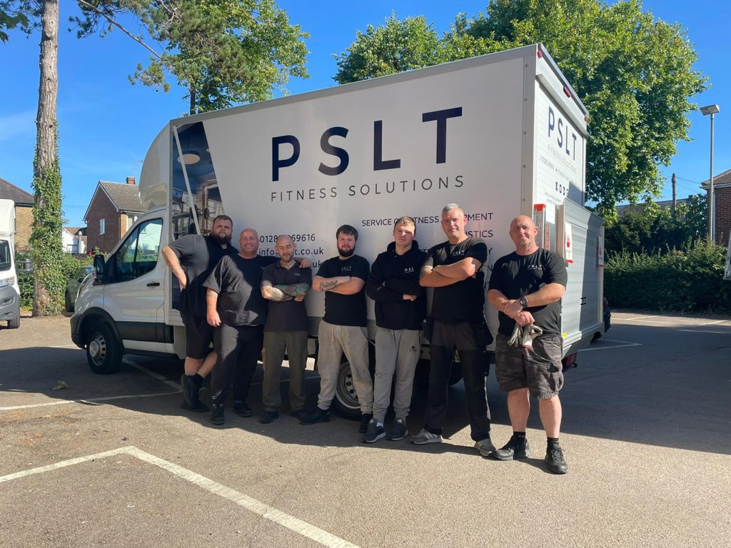 Service lorry and team